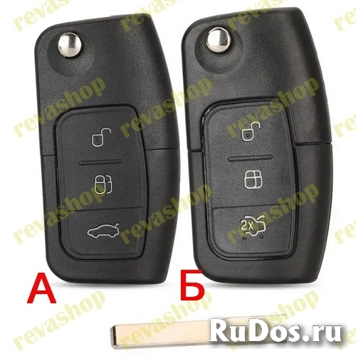 Корпус ключа выкидной для Ford  В наличии ключи с двумя видами кнопок. На фото подписаны: Модель-А / Модель-Б Перед заказом уточните какой вам ключ  К фотка
