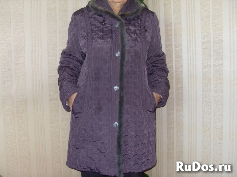 Куртка женская зимняя 60 размер. фото