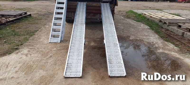 Алюминиевые аппарели для погрузки специальной техники изображение 5