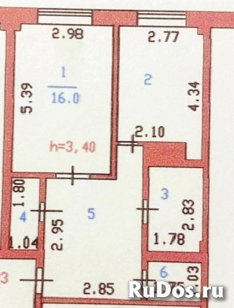 Продам 1 ком кв.ул. Пушанина, 46 изображение 3