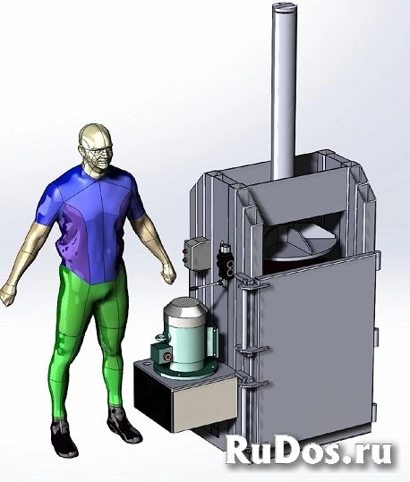 Пресс-пакетировщик вертикальный для бочек Кубер-20ВБ фотка