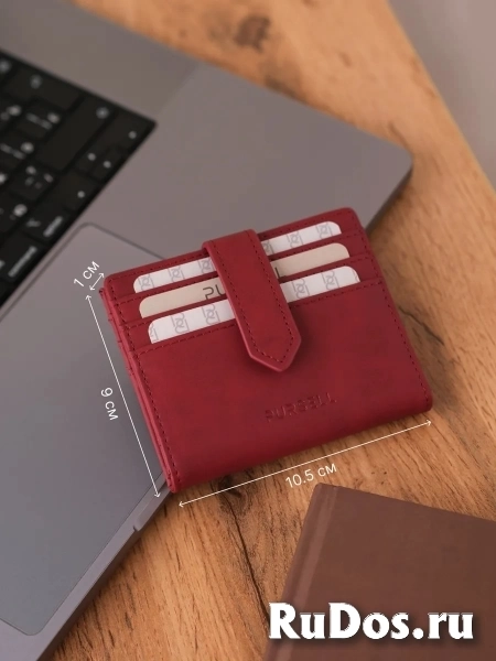 Маленький кошелек картхолдер в подарочной упаковке изображение 4