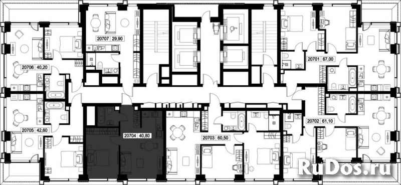 Продам 1 комнатную квартиру 40.8 м2 изображение 3