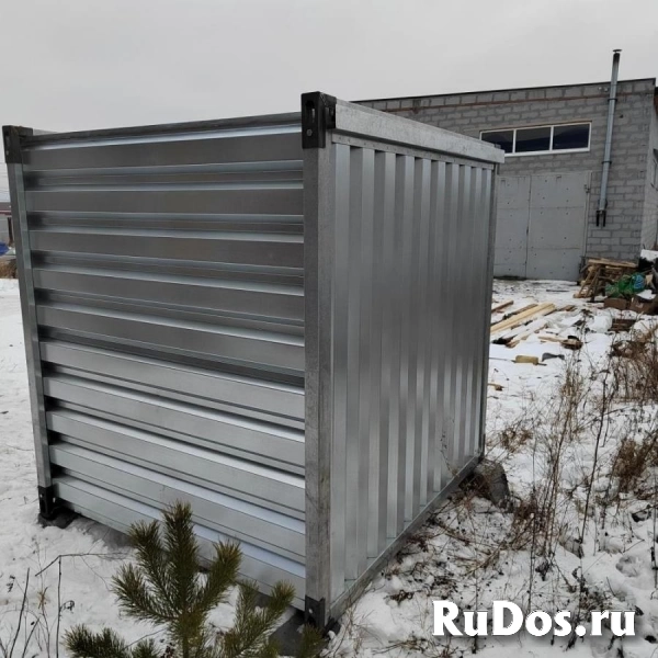 Металлический разборный хозблок Танк изображение 3