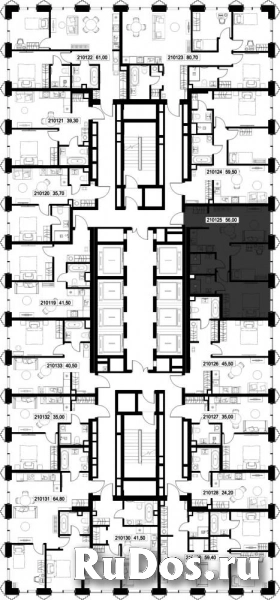 Продам 2 комнатную квартиру 56 м2 изображение 3