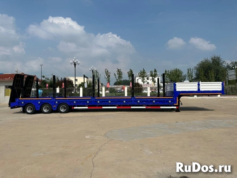Полуприцеп-тяжеловоз (трал) низкорамный, 60тонн, 3 оси TONGYADA изображение 4