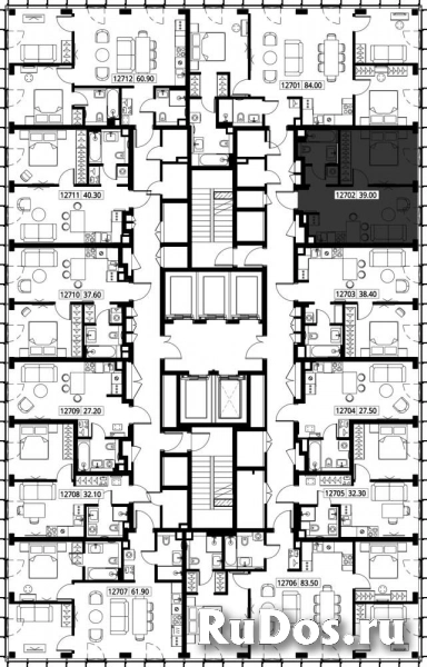 Продам 1 комнатную квартиру 39 м2 изображение 3