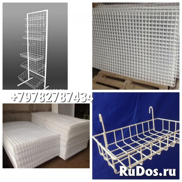 сетка торговая сетчатые стойки фотка