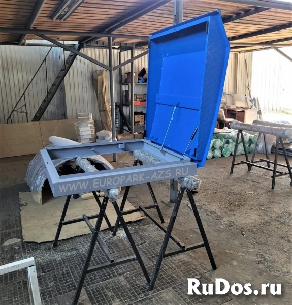 Крышки для шахт технологических резервуаров и люков слива на АЗС. Ящики для песка и ветоши изображение 8