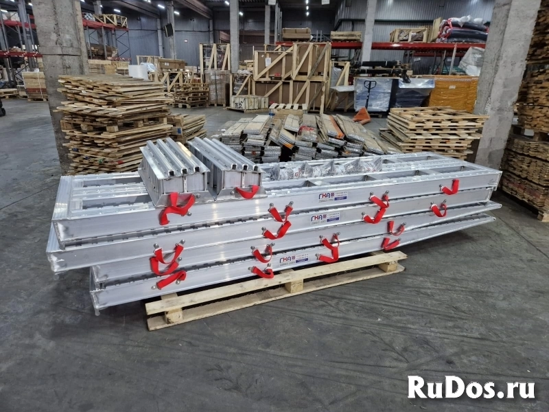 Аппарели алюминиевые длина 7000 мм до 70 тонн на пару фото
