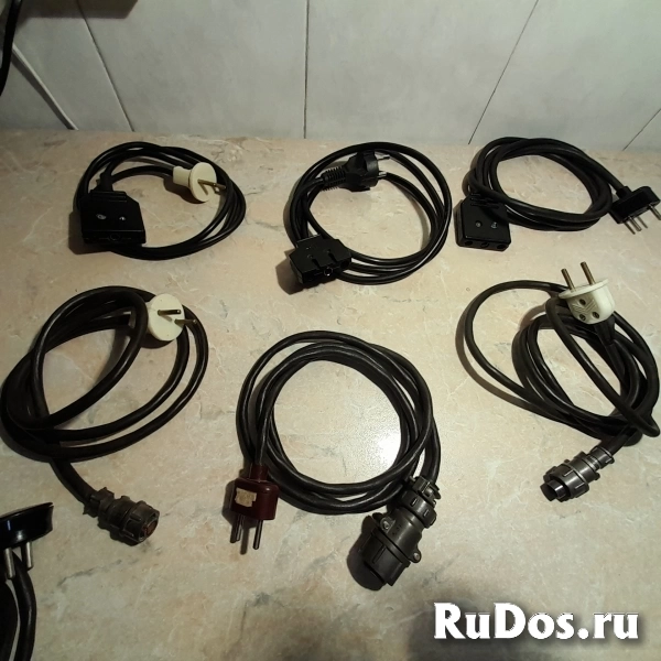 Шнур питания для радиоприборов  8 штук фотка