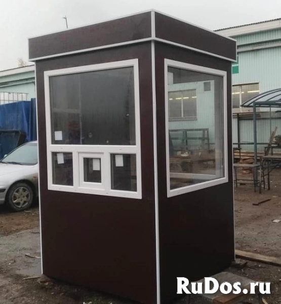 Пост охраны 1,5х1,5х2,5м, электрика, изготовление изображение 3