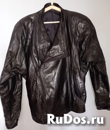 Мужская куртка из натуральной кожи фото