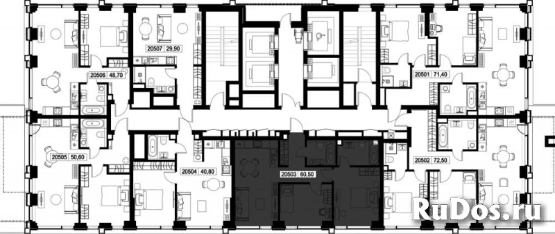 Продам 2 комнатную квартиру 60.5 м2 изображение 3