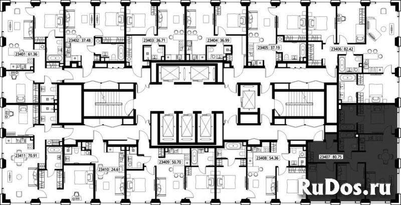 Продам 3 комнатную квартиру 80.75 м2 изображение 3