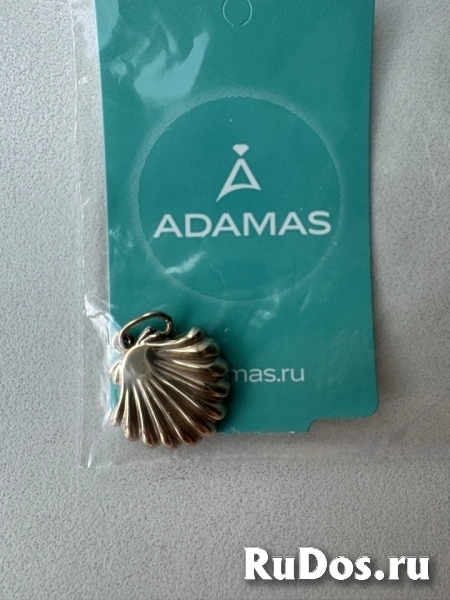 Кулон подвеска ракушка Адамас серебро позолота украшение бижутерия серебряный украшения амулет талисман мода топ серебристый изображение 5