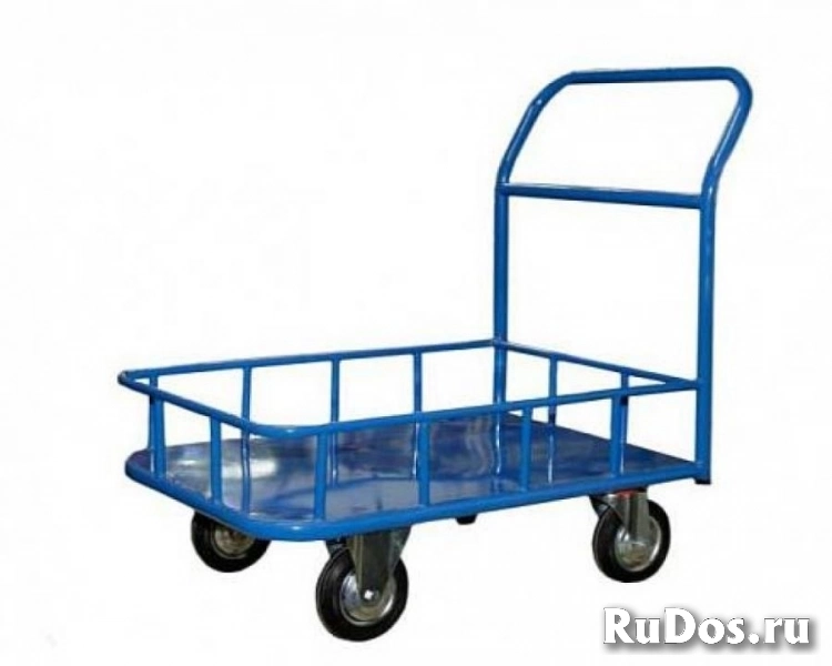Тележки с бортиками. Складское оборудование фотка