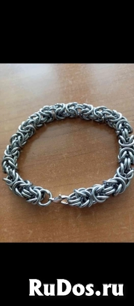 Браслеты и цепи кольчужного плетения изображение 11