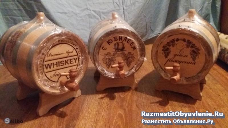 Деревянные бочки для алкоголя и солений изображение 3