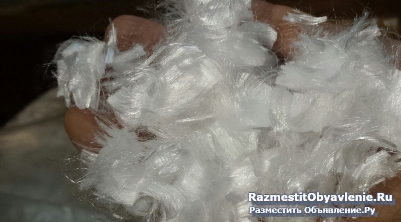 Полипропиленовая фибра, микро фото