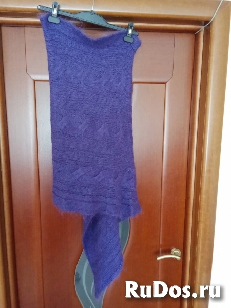 Пончо brandy melville италия 44 46 48 s m l мохер фиолетовое сире фотка