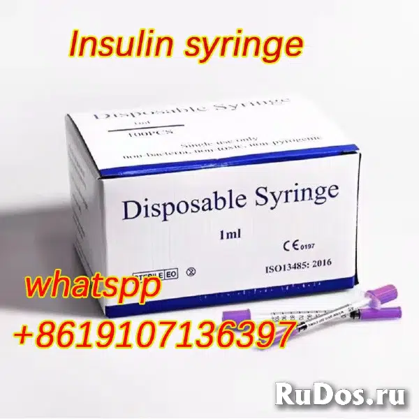 purple Insulin Syringe customized make 0.5ml изображение 5