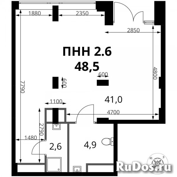 Продам коммерческую недвижимость 48.5 м2 изображение 3