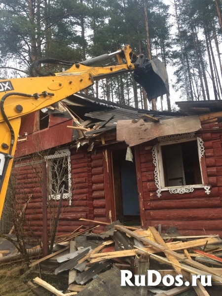 Снос и демонтаж. Вывоз строительного мусора фото