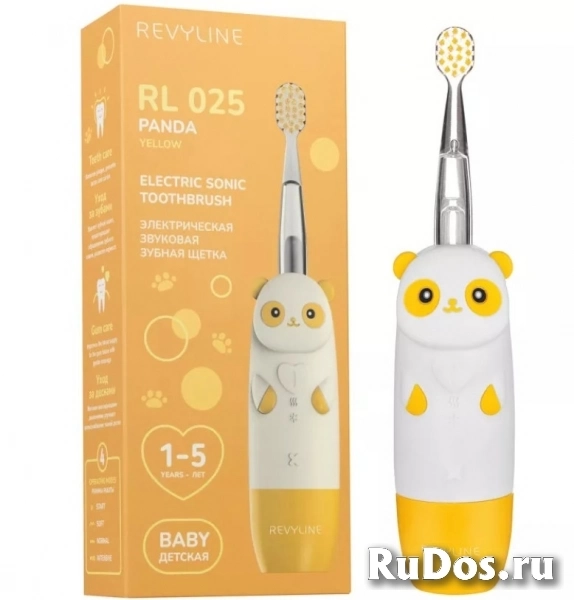 Детская зубная щетка Revyline RL025 Panda Yellow фото