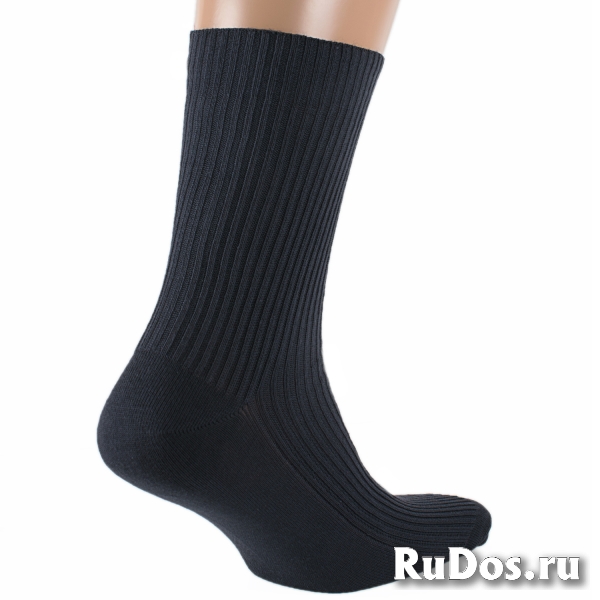 Брестские Мужские носки без резинки медицинские 14С2221 черные фото