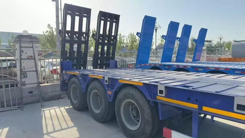 Полуприцеп-трал с трапами TONGYADA CTY9603TDPS высокий, 3-оси,  новый. изображение 4