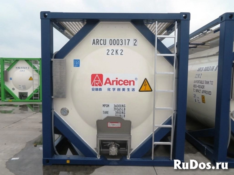 Танк-контейнер объём 21м3 тип Т12, для перевозки метанола фото