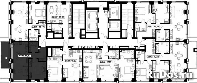 Продам 1 комнатную квартиру 50.6 м2 изображение 3