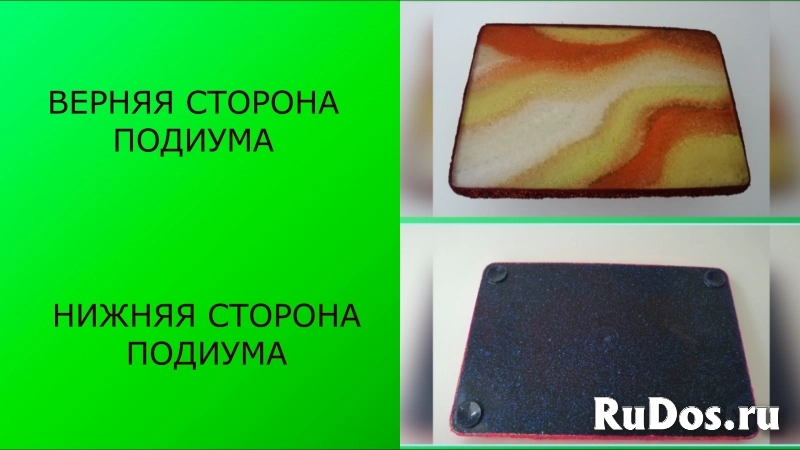 Набор Стеклянной крошки на подиуме "СОЛНЕЧНАЯ РЕКА" фотка