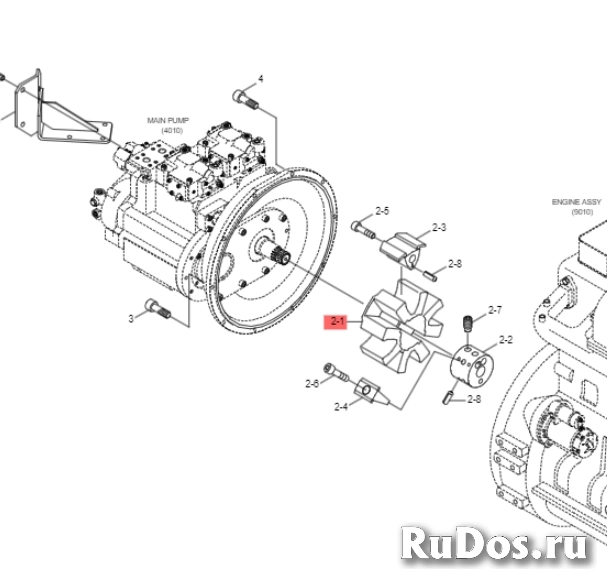 Элемент муфты Hyundai R210LC-7 (11N7-10020) фотка