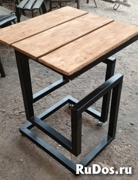 Столы дачные обеденные "Loft Style" на роликах фото