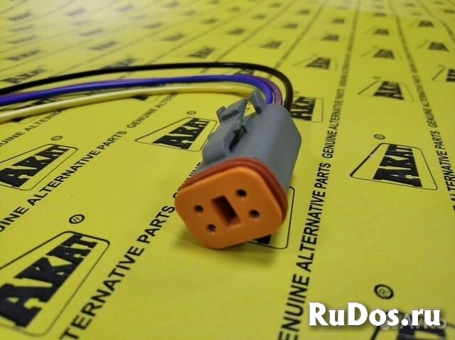 Разъем электрический фары JCB 718/56107 изображение 4