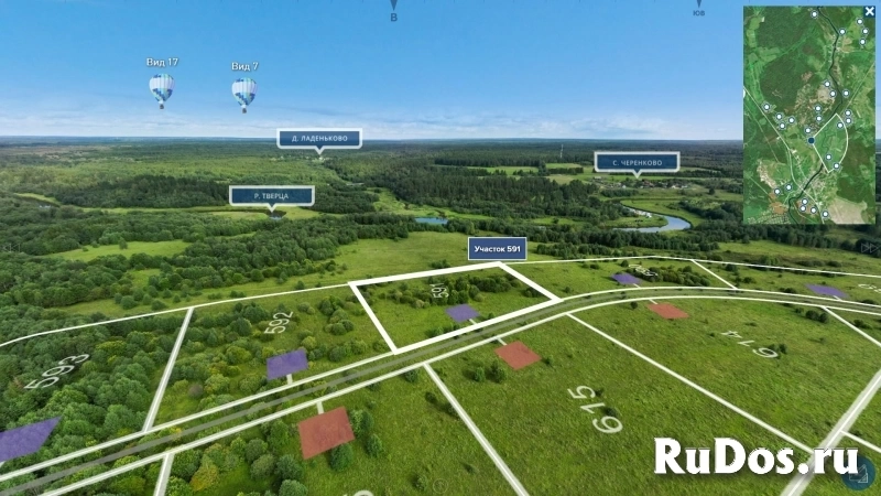 Бартер на смежные участки ИЖС по1-му га, граничит с рекой Тверца. изображение 3