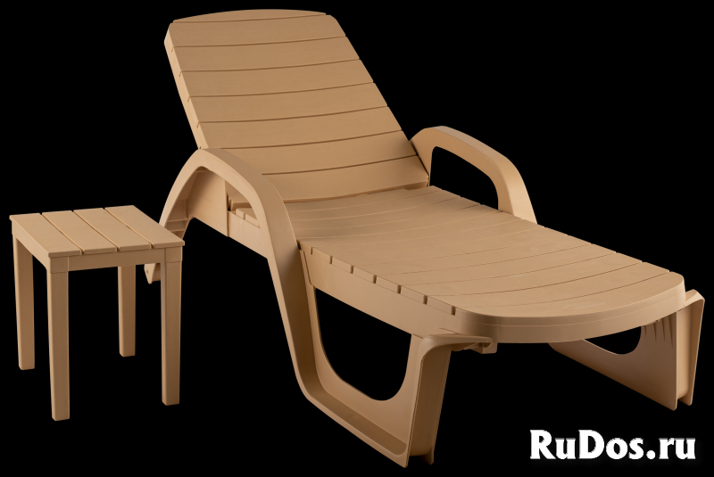 Шезлонг лежак пластиковый “Прованс” 192 х 71 х 32 см изображение 7