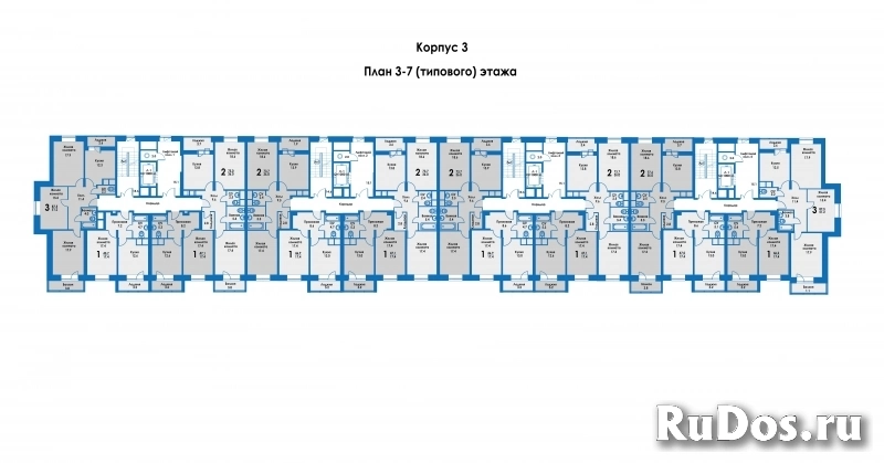 Продам 1 комнатную квартиру 45.3 м2 фотка