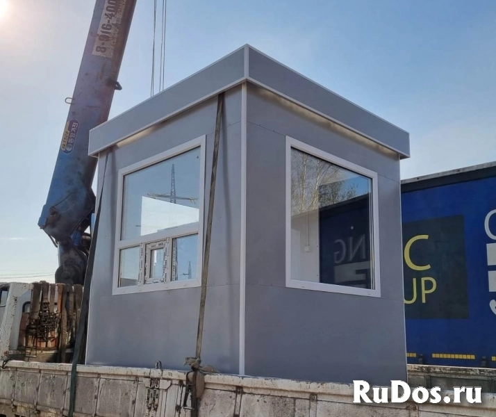Будка пост охраны 2х2м, утепленная, новая, изготовление изображение 3