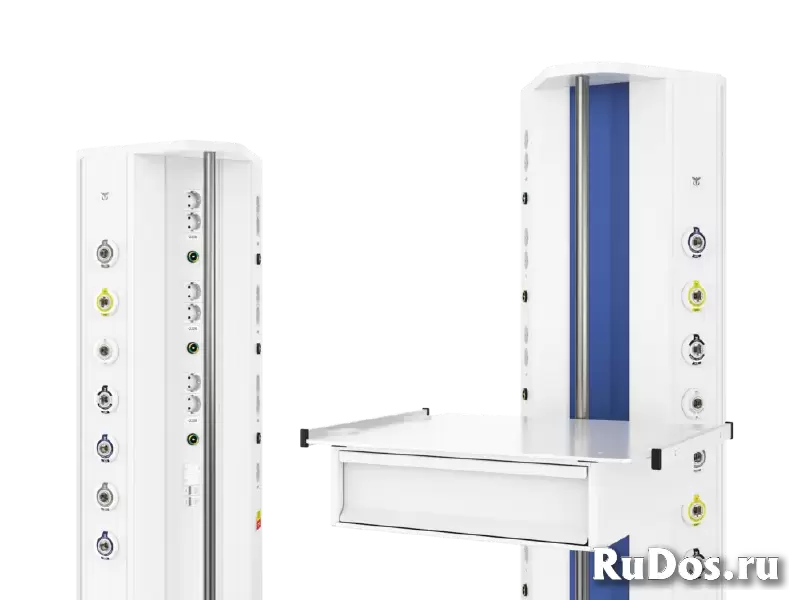 Медицинская консоль настенная вертикальная CADUCEUS CS07L изображение 5