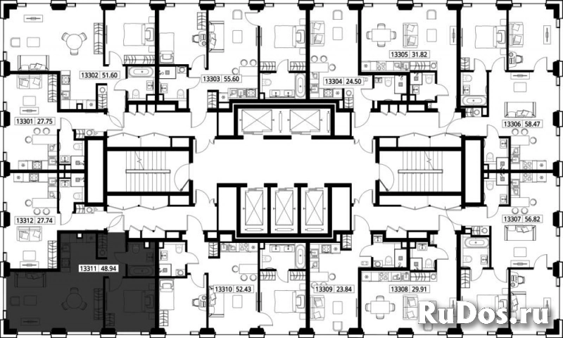 Продам 1 комнатную квартиру 48.94 м2 изображение 3
