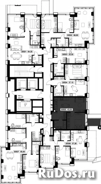 Продам 1 комнатную квартиру 43.5 м2 изображение 3