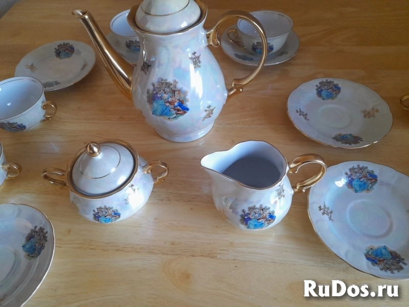Сервис  Чайно - кофейный  Мадонна Тitоv Vеlеs Jugороrсеlаn Югославия.   . изображение 11