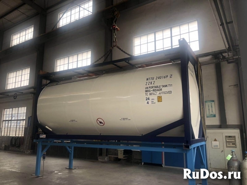 Танк-контейнер тип Т11 объём 25м3 для перевозки солевых растворов, новый. изображение 9