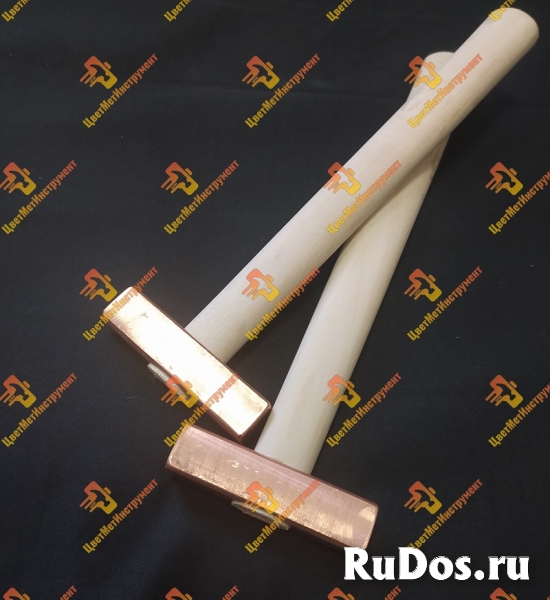 Молоток медный искробезопасный 0,5 кг изображение 6