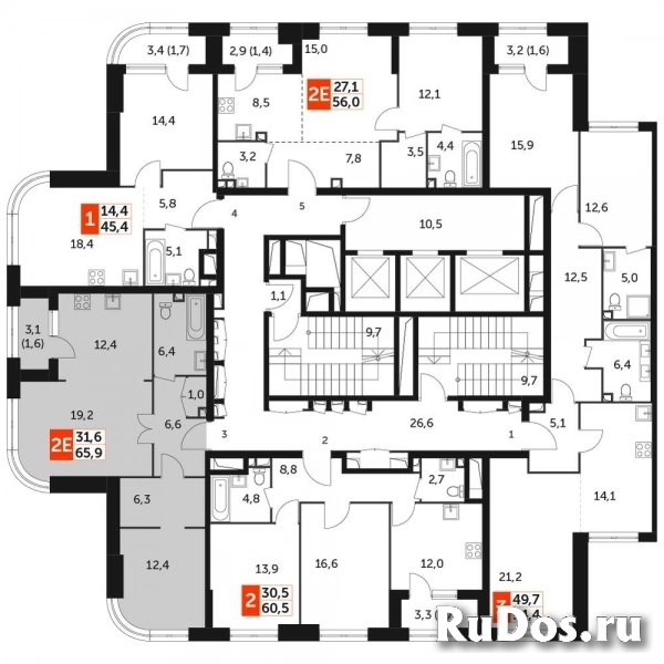Продам 2 комнатную квартиру 65.9 м2 изображение 4