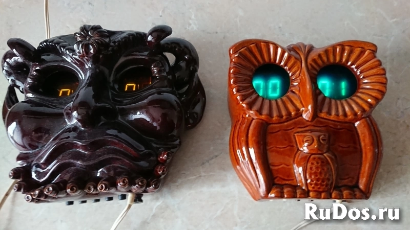 Часы электронные цифровые Сова и Мефистофель изображение 4