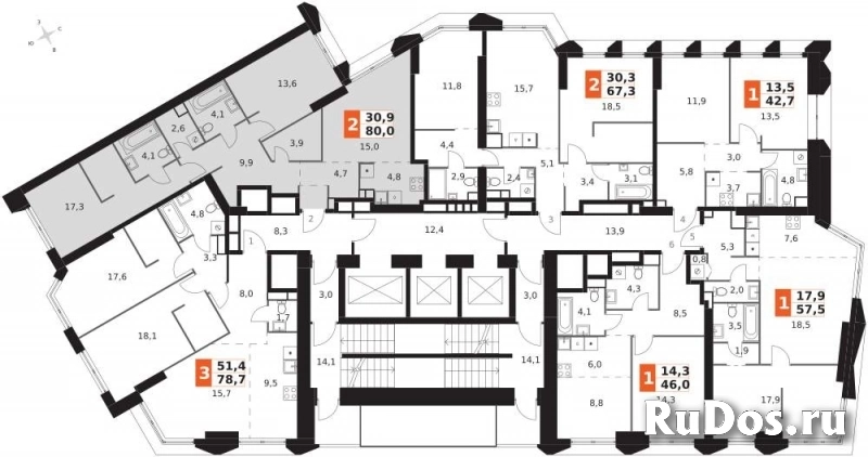 Продам 3 комнатную квартиру 80 м2 изображение 4